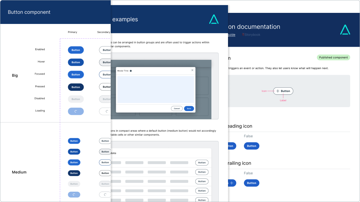 Design system - button component