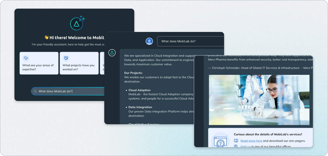 token system - chatbot screenshots